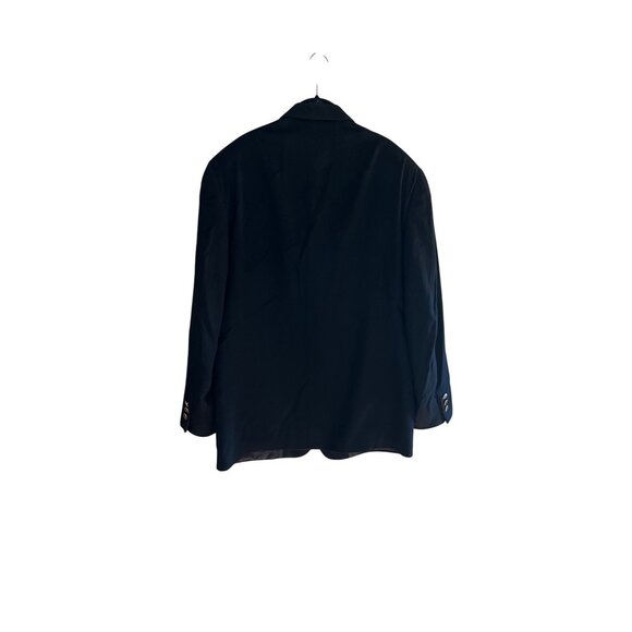 Ermenegildo Zegna  Mens Black Wool Blazer 42R  Purdue University, woven in Italy - Picture 2 of 16